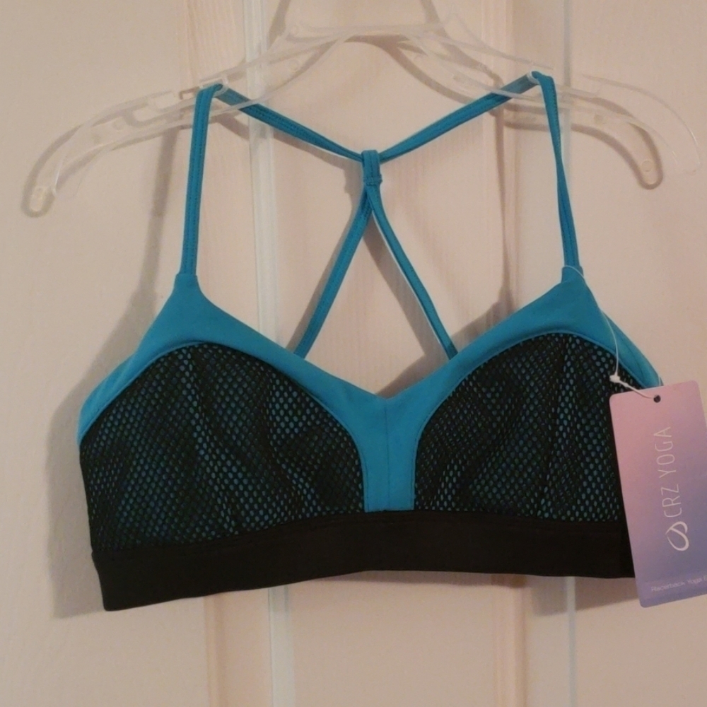 CRZ Yoga Racerback Bra NWT